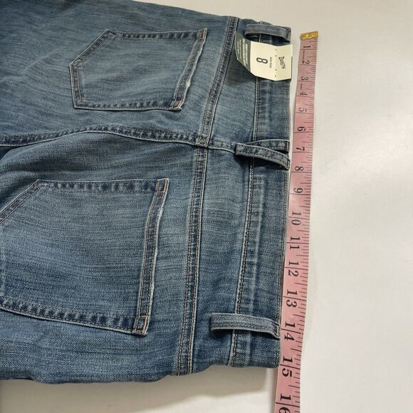 NWT Duluth Trading DuluthFlex Jean Shorts Midrise Bermuda Denim Womens Size 8 - Picture 8 of 8